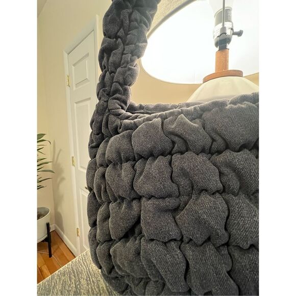 COS QUILTED DENIM BAG - Picture 4 of 11